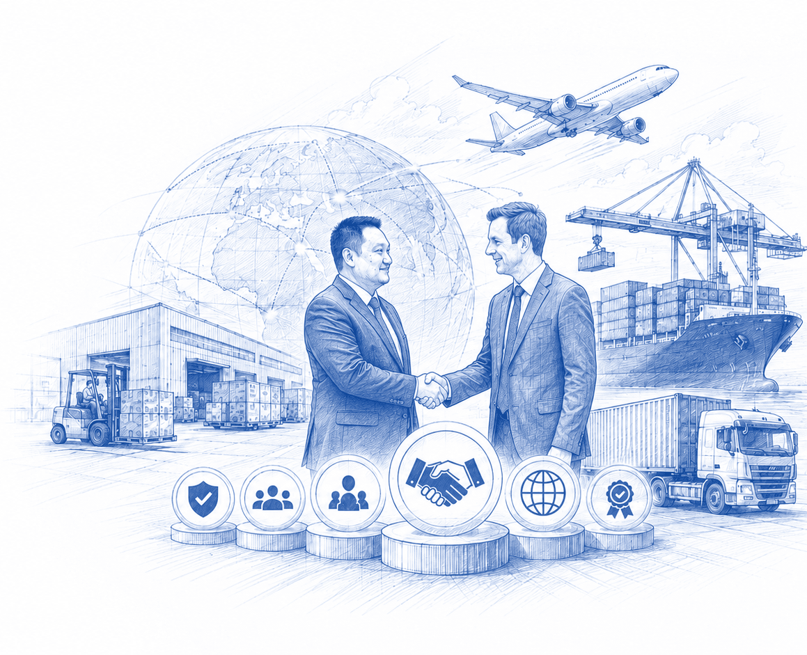 Kin-Yama Logistics partnership and global logistics network