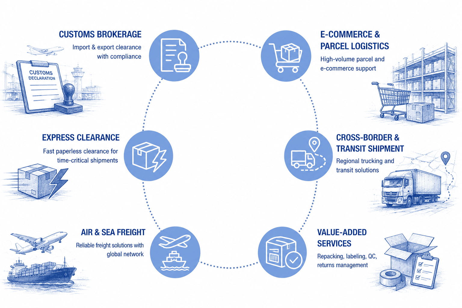 Kin-Yama Logistics industry services overview